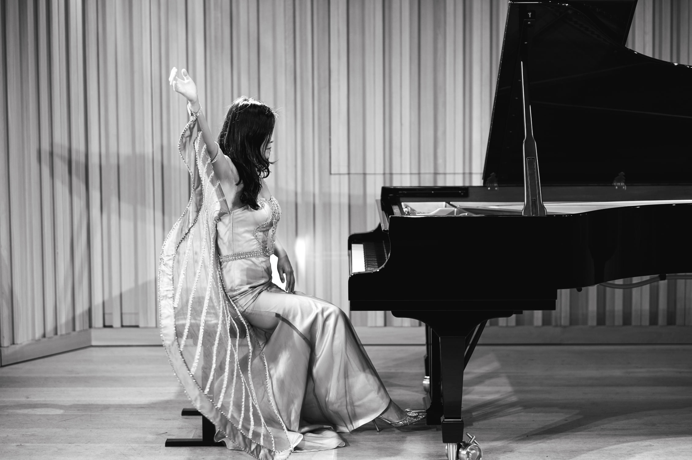 Weiyin Chen brings Georgia O’Keeffe’s flowers to life through music and couture