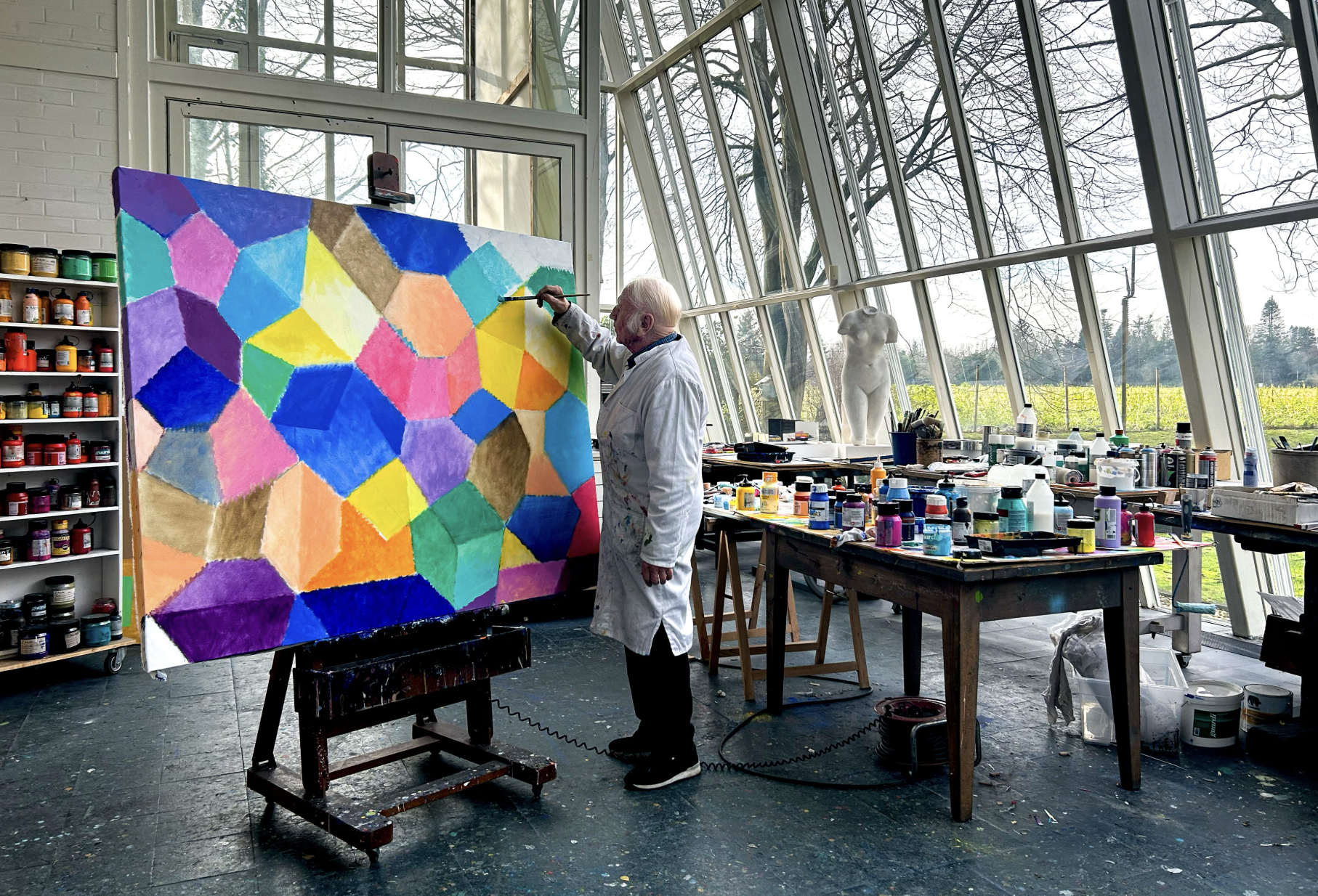 Heinz Mack brings a lifetime’s study of light to Berlin